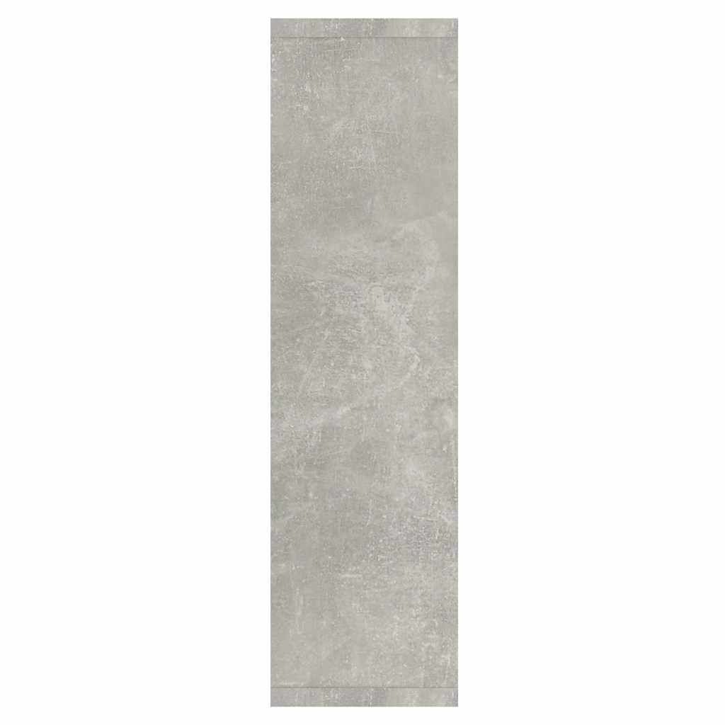 Kupaonski ormarić s ogledalom LED boja betona 76 x 15 x 55 cm