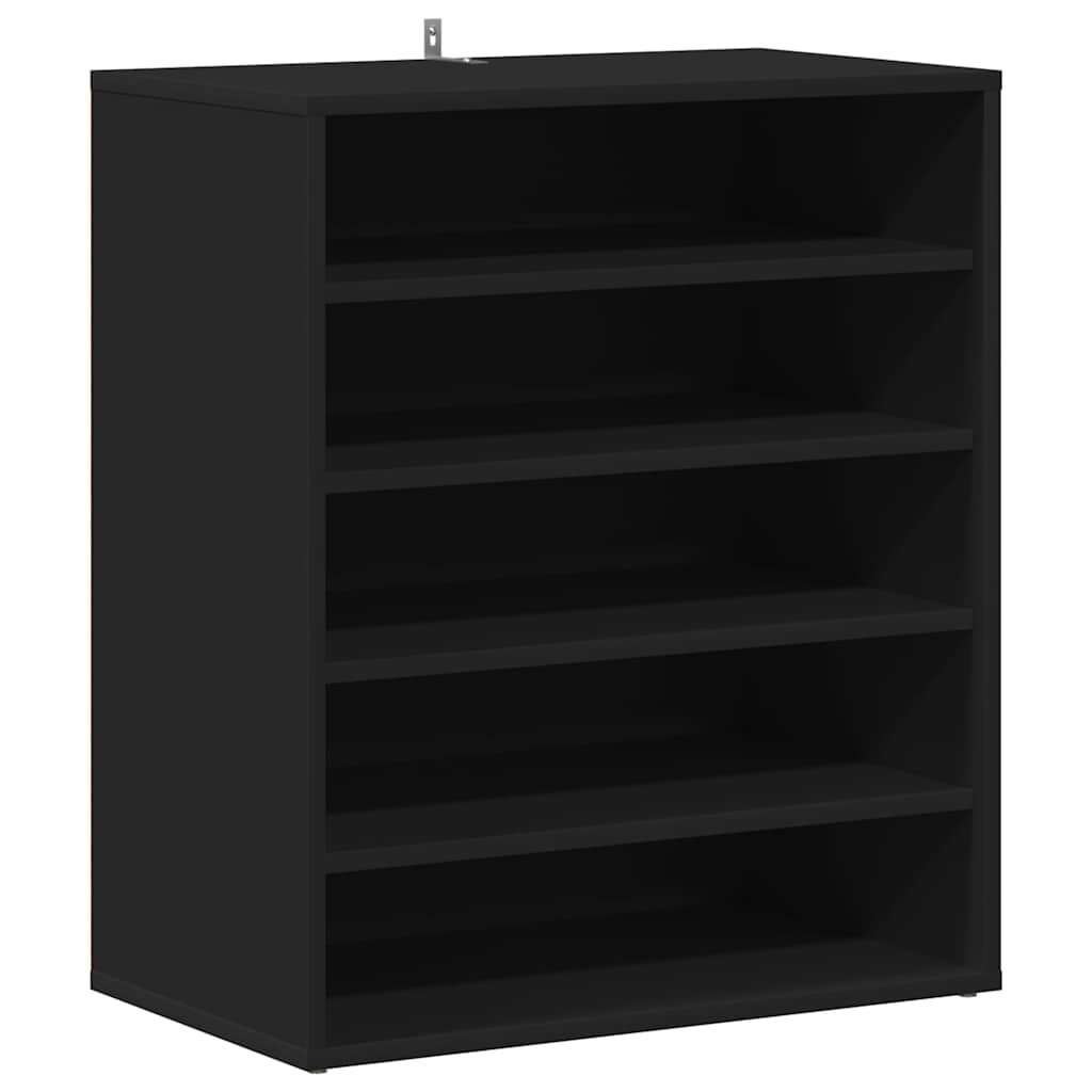 Ormarić za cipele crni 60 x 35 x 70 cm od konstruiranog drva