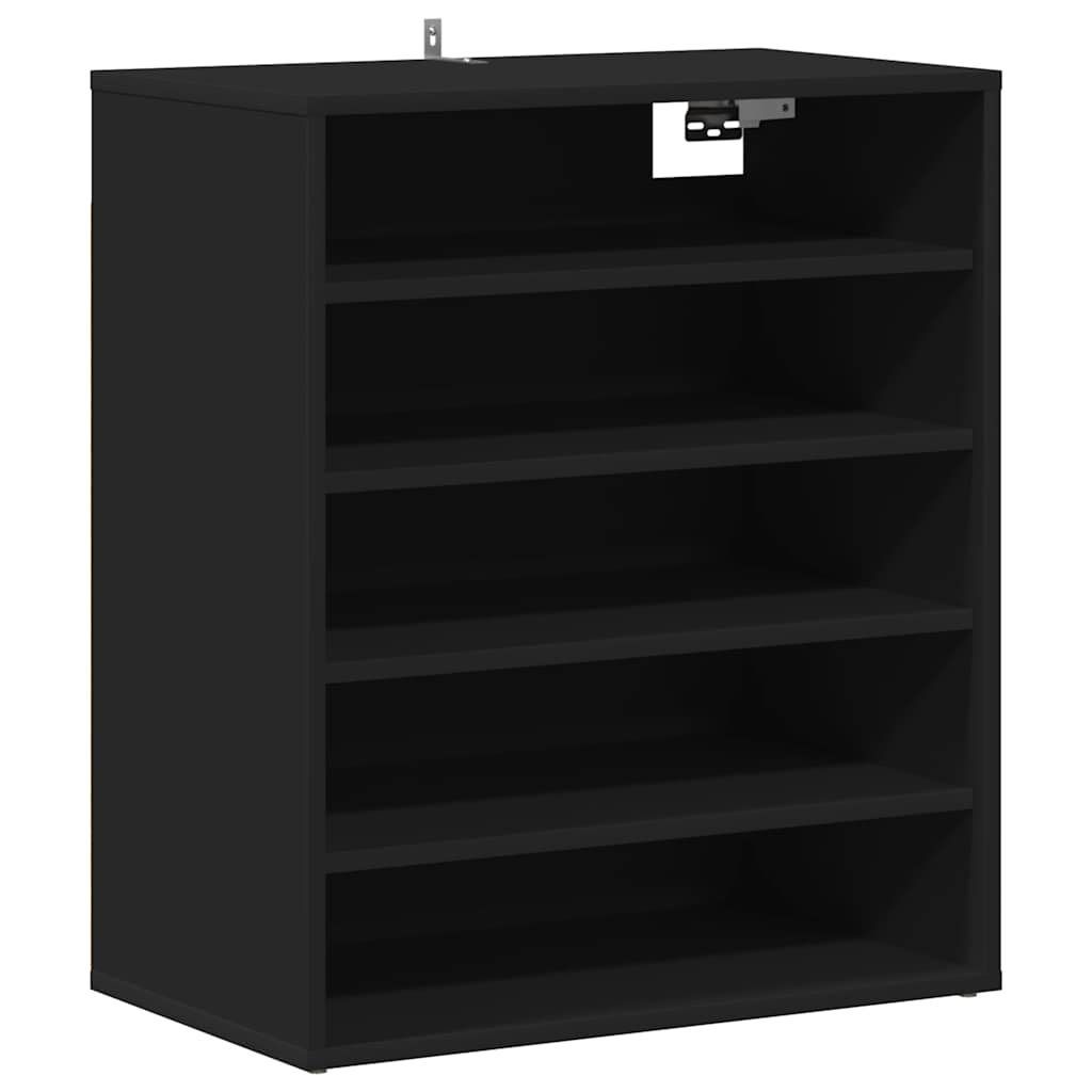 Ormarić za cipele crni 60 x 35 x 70 cm od konstruiranog drva