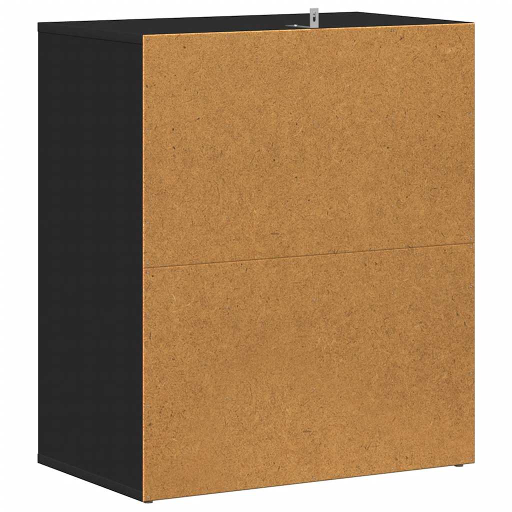 Ormarić za cipele crni 60 x 35 x 70 cm od konstruiranog drva