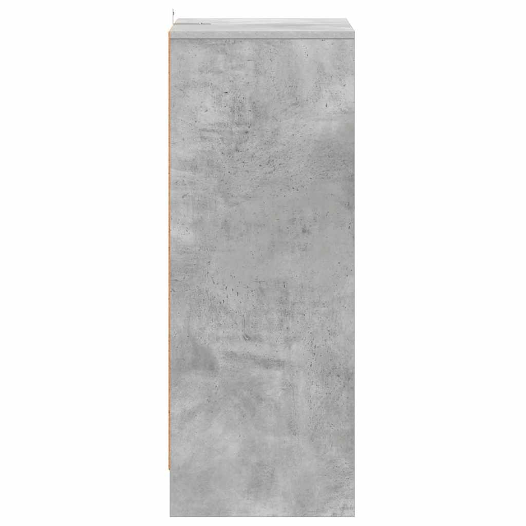 Ormarić za cipele boja betona 60 x 35 x 92 cm konstruirano drvo
