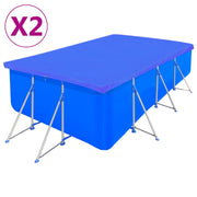 Navlake za bazen 2 kom PE pravokutne 90 g/m² 400 x 207 cm