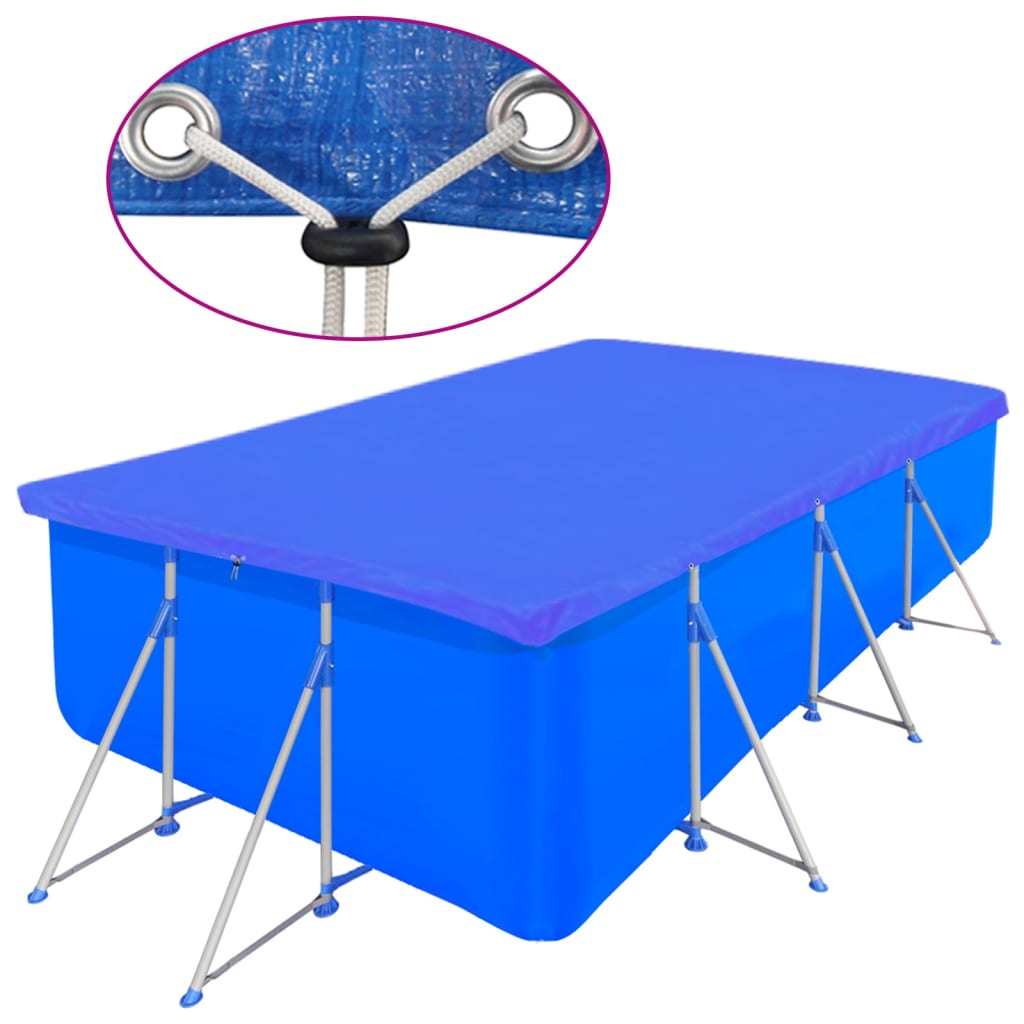 Navlake za bazen 2 kom PE pravokutne 90 g/m² 540 x 270 cm