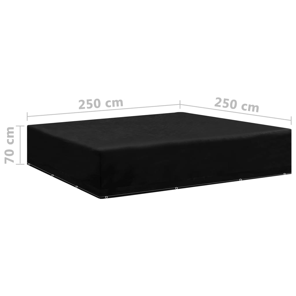 Navlake za vrtni namještaj s 12 ušica 2 kom 250 x 250 x 70 cm