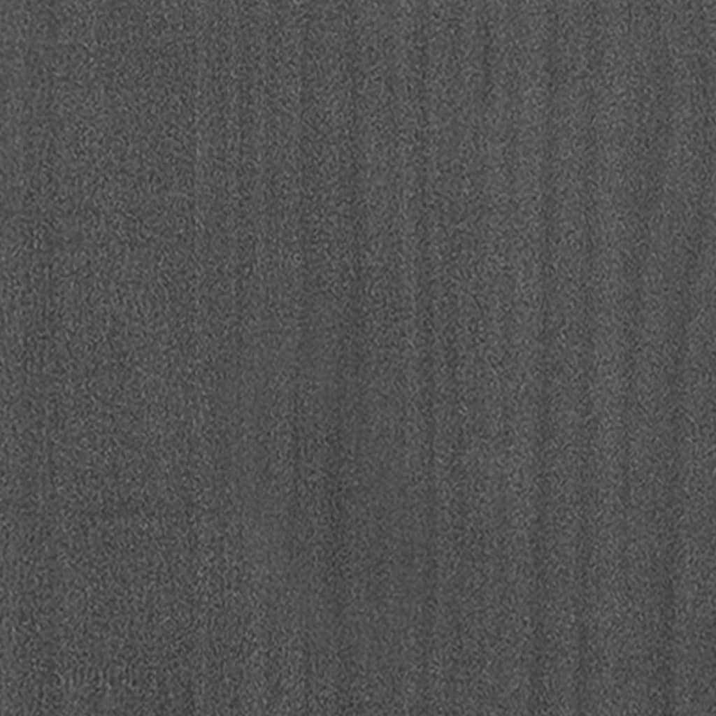 Ormarić za knjige s 5 razina sivi 80 x 30 x 175 cm od borovine