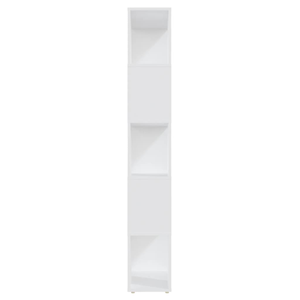 Ormarić za knjige / sobna pregrada bijeli 60x24x155 cm drvena