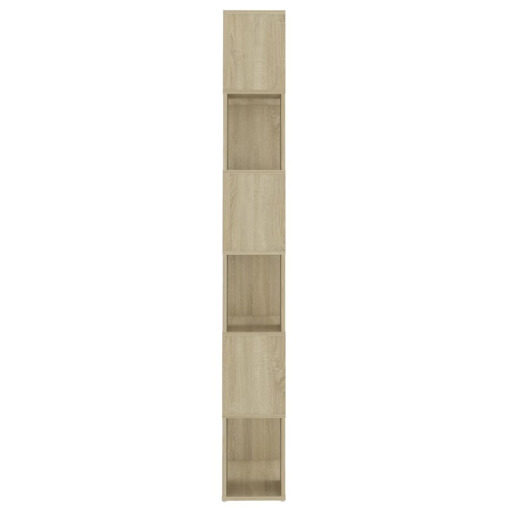Ormarić za knjige / pregrada boja hrasta 60x24x186 cm drvena