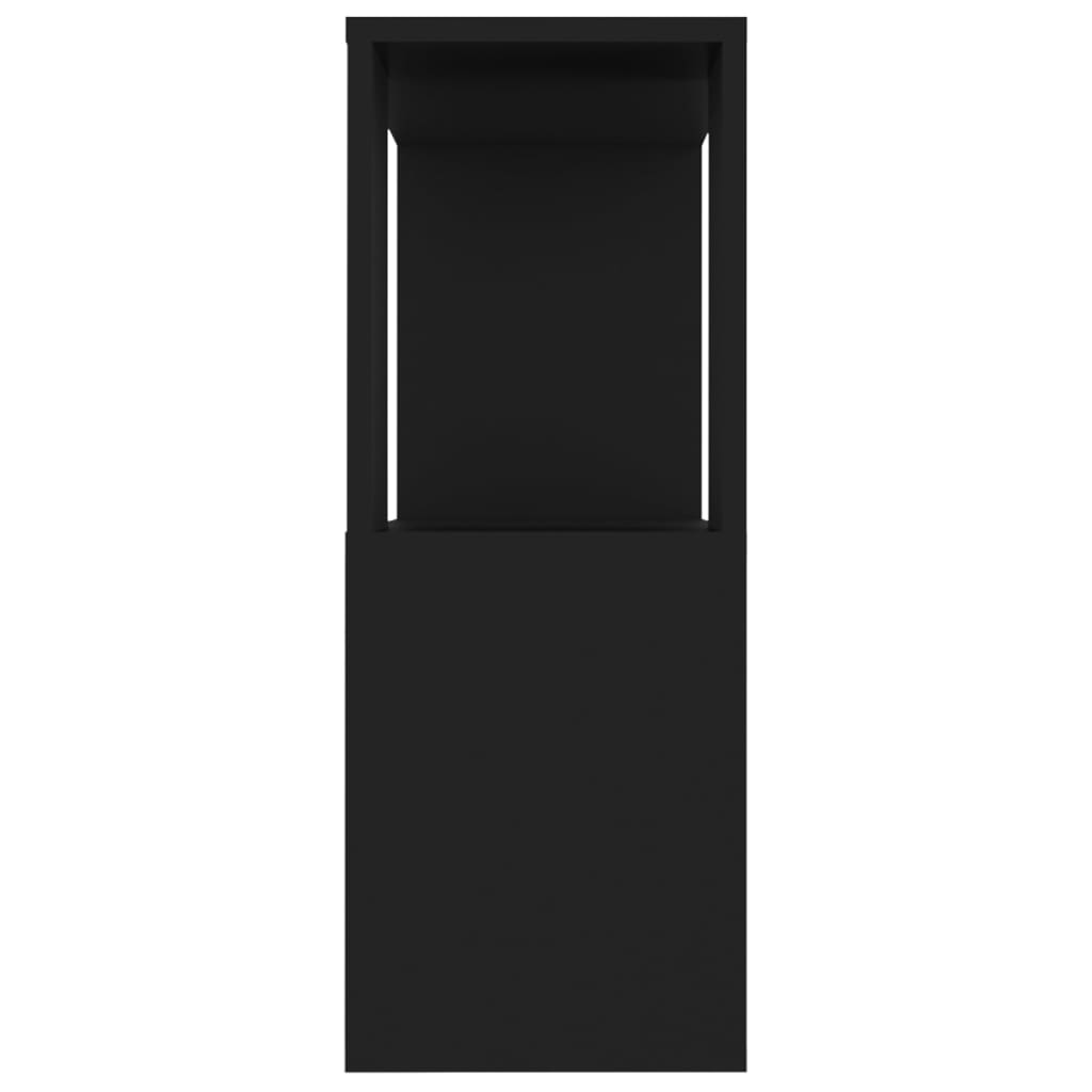 TV ormarić crni 80 x 24 x 63 cm od konstruiranog drva