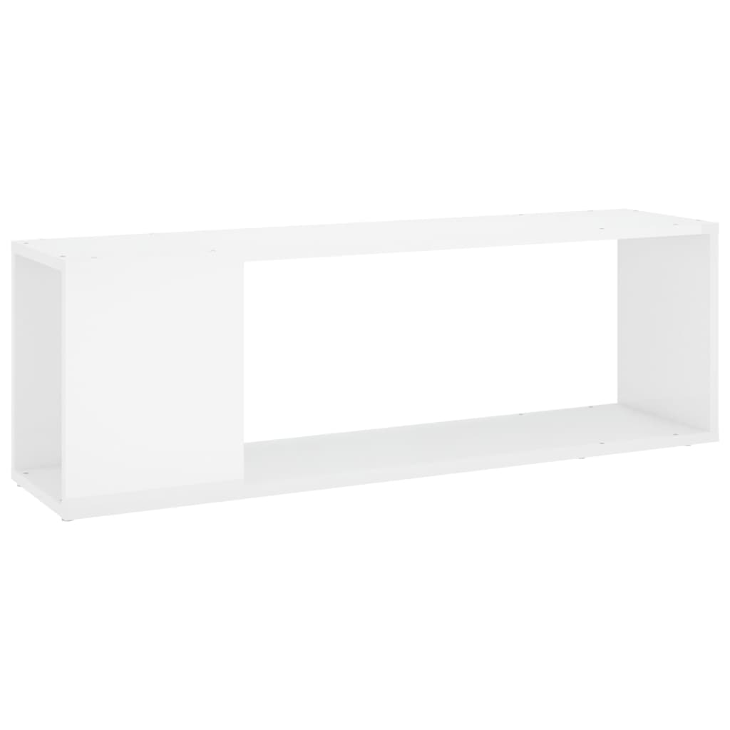 TV ormarić visoki sjaj bijeli 100x24x32 cm konstruirano drvo