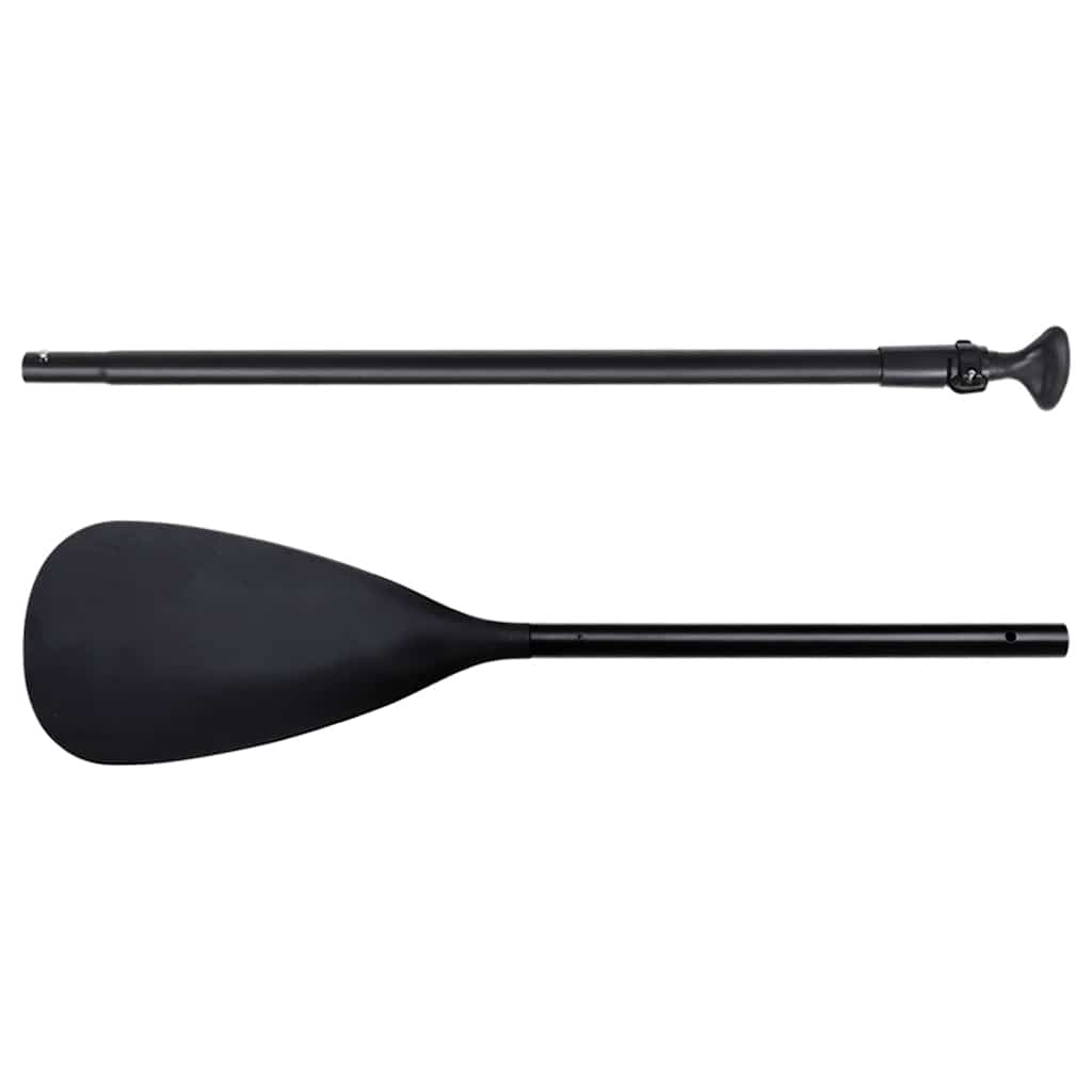 Set daske za veslanje stojeći na napuhavanje crni 300x76x10 cm