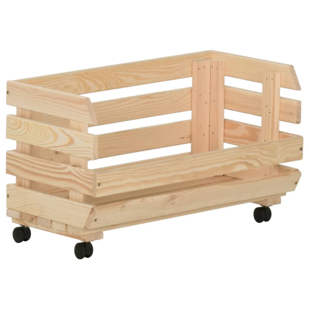 Kolica za povrće 37 x 30 x 80 cm od masivne borovine