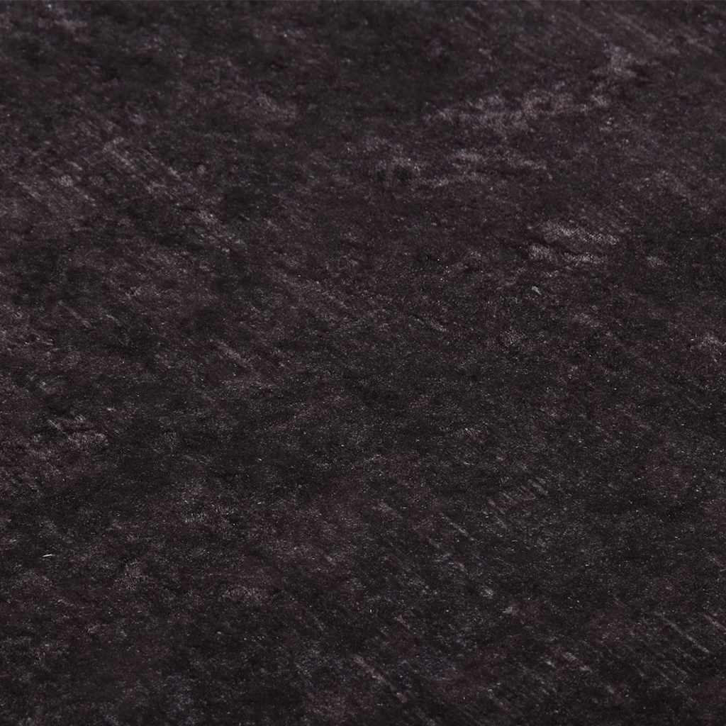 Perivi tepih 190 x 300 cm crno-zlatni