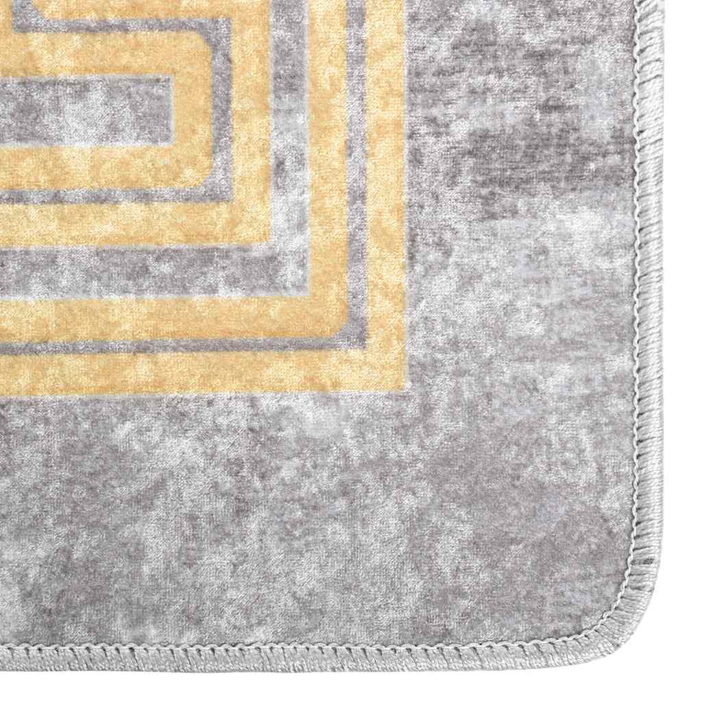 Perivi tepih 80 x 300 cm sivi