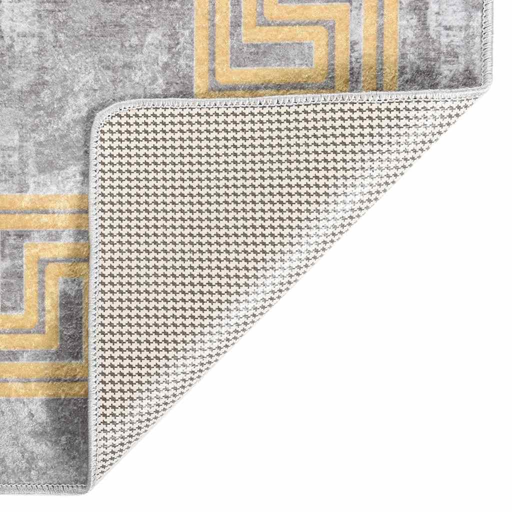 Perivi tepih 80 x 300 cm sivi