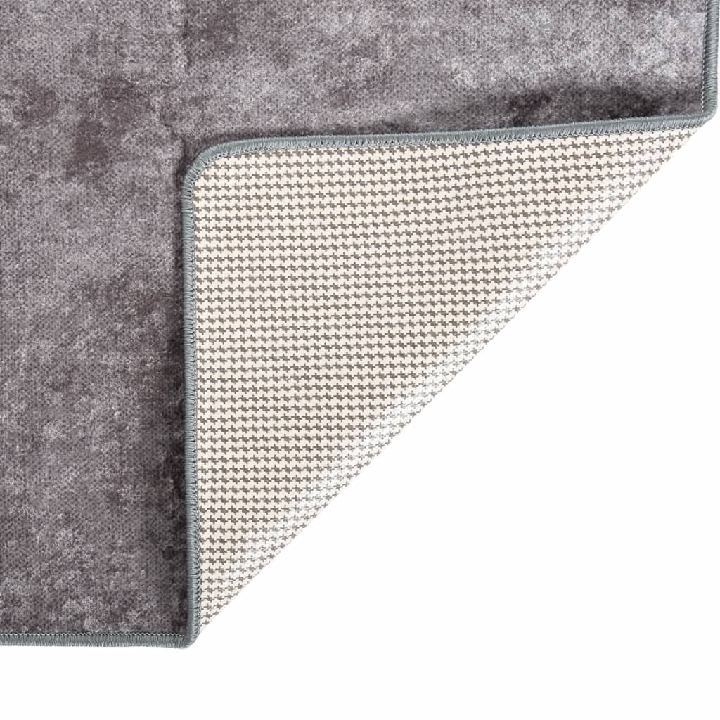 Perivi tepih 80 x 150 cm sivi