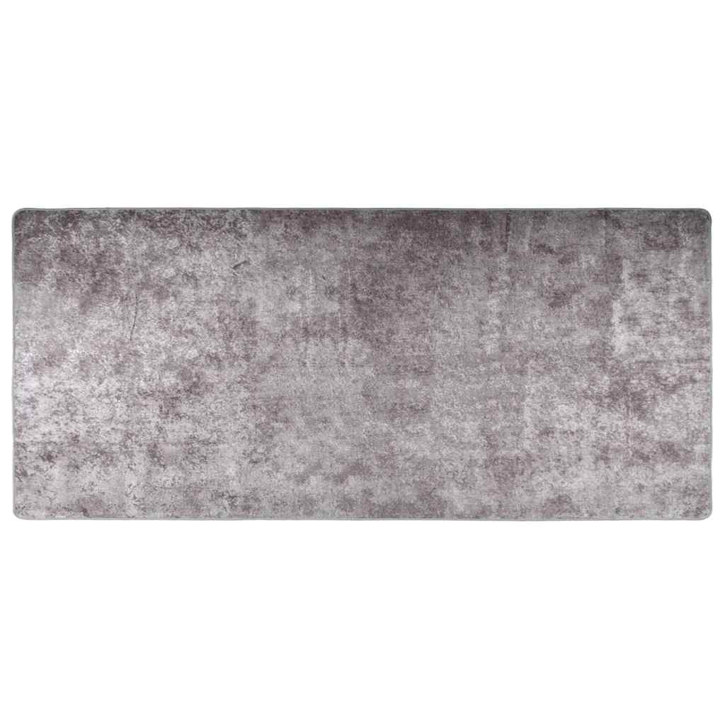 Perivi tepih 80 x 300 cm sivi