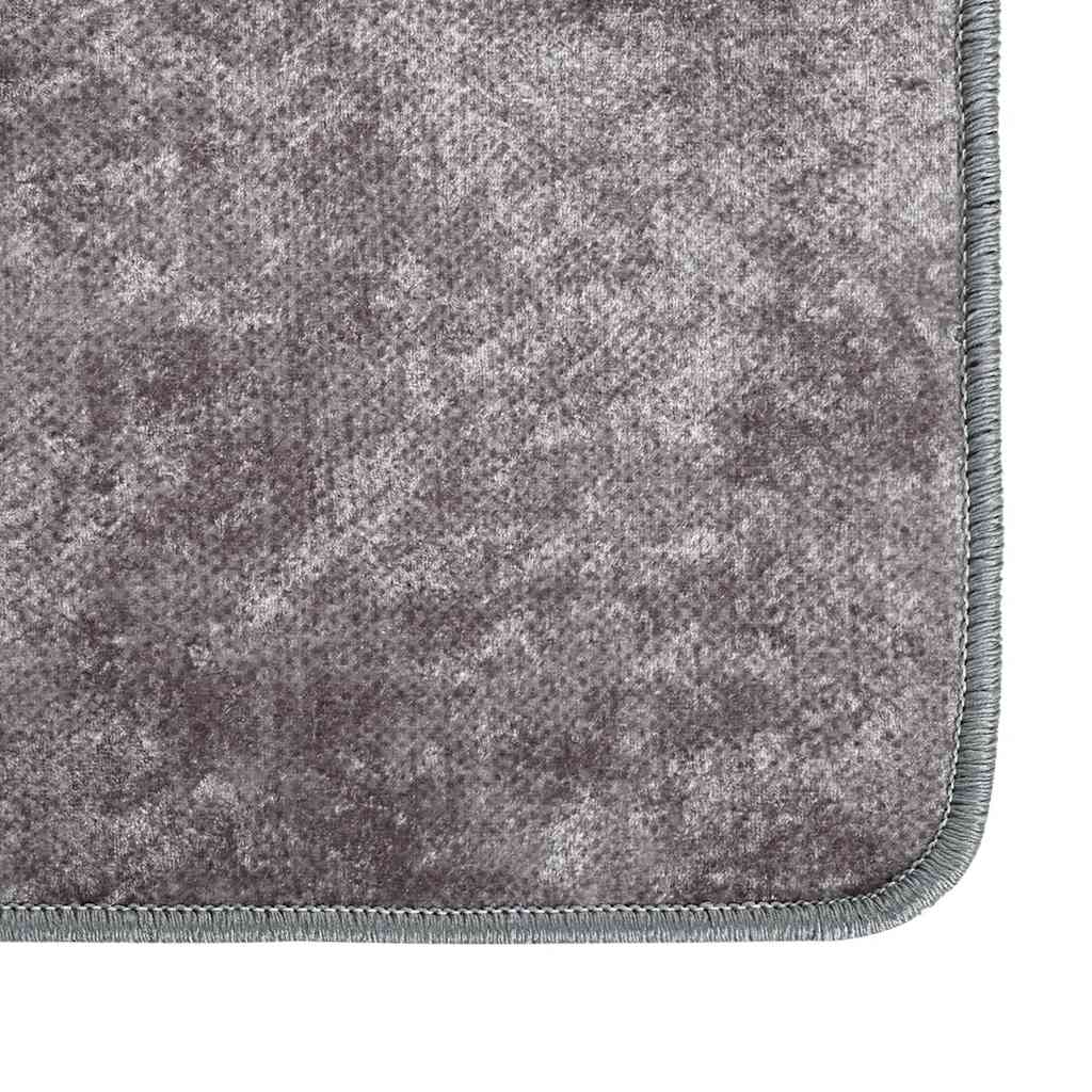 Perivi tepih 80 x 300 cm sivi