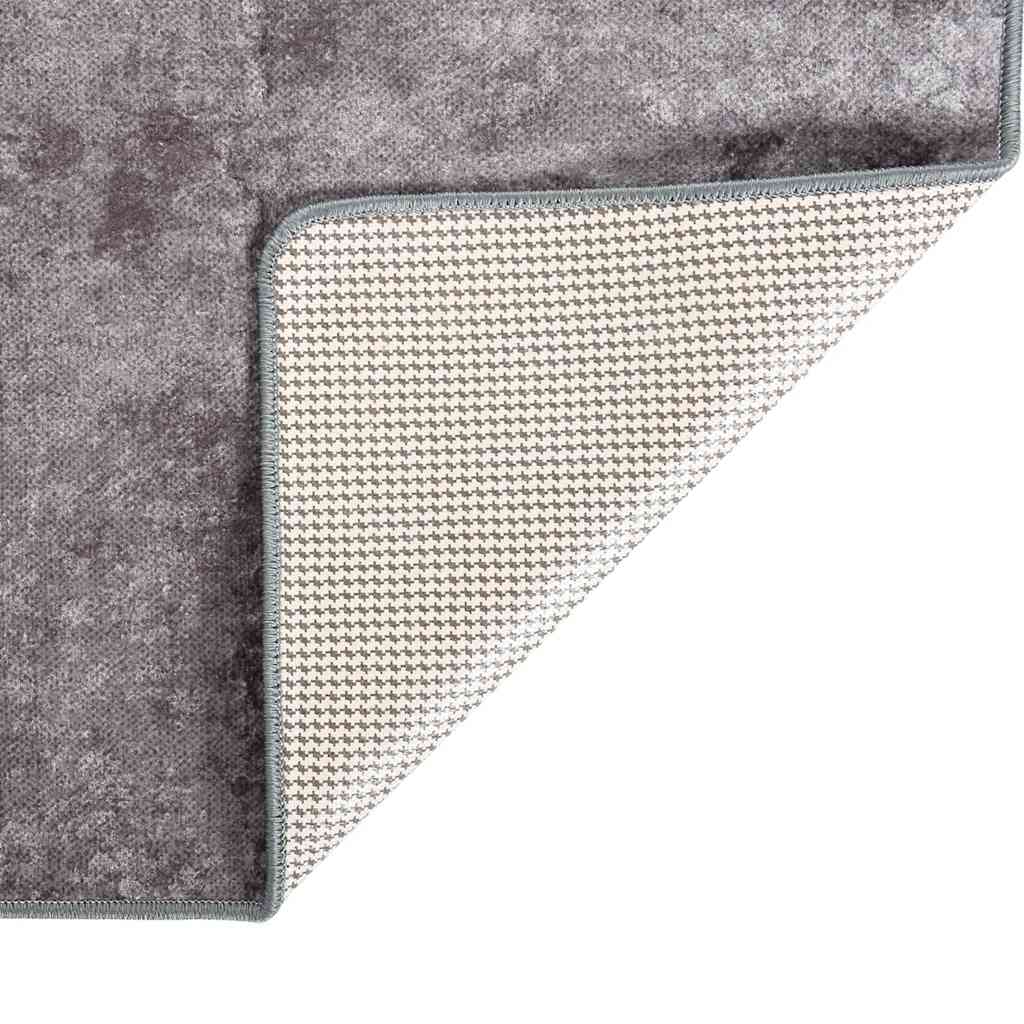 Perivi tepih 190 x 300 cm sivi