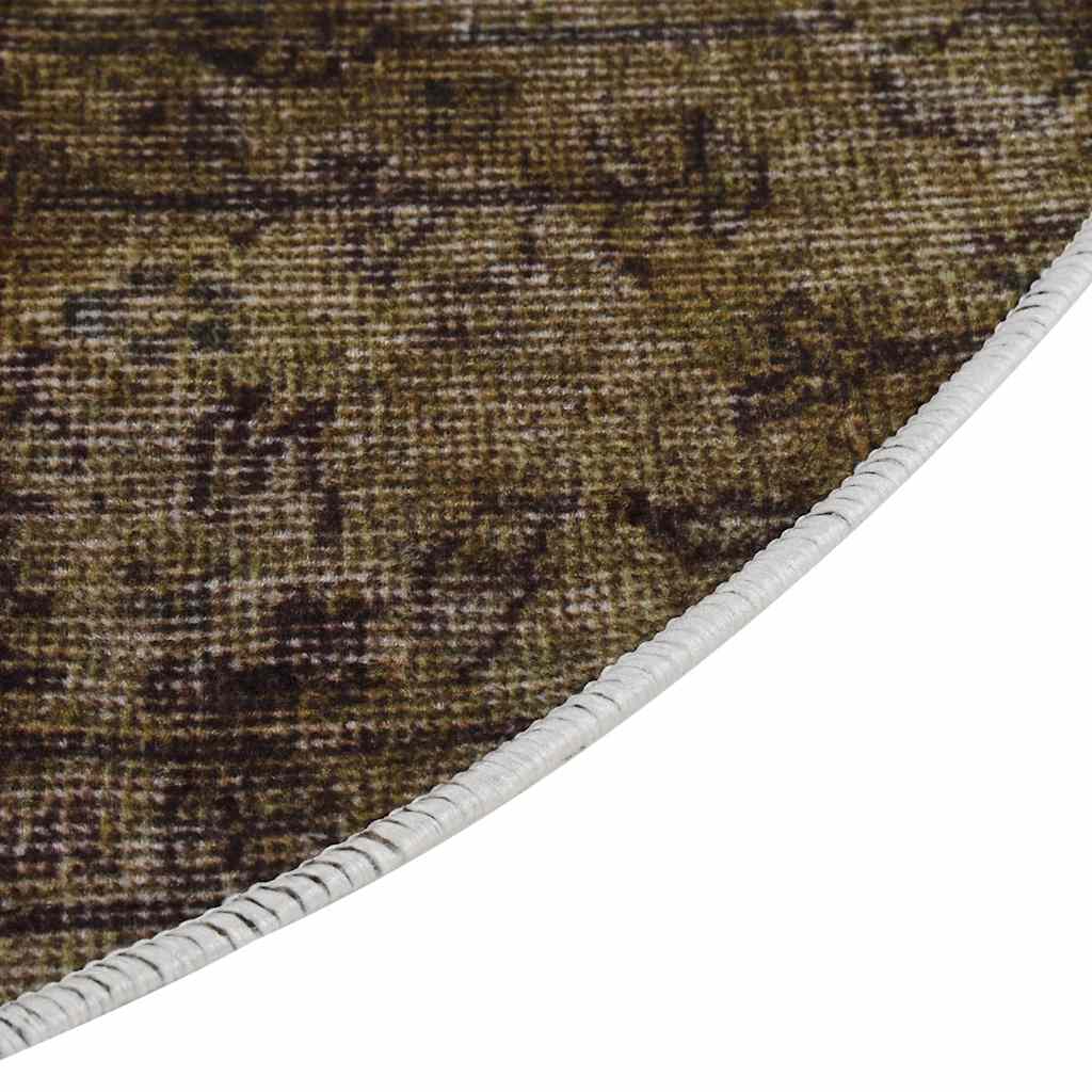 Perivi tepih s patchworkom φ 120 cm raznobojni