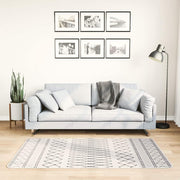 Perivi tepih 80 x 150 cm crno-bijeli