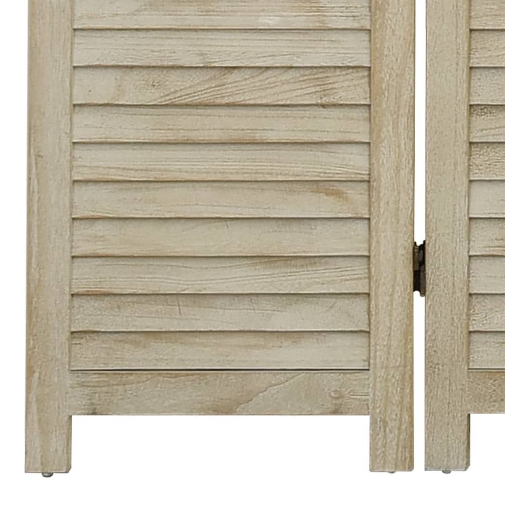 Sobna pregrada sa 6 panela 210 x 165 cm masivno drvo paulovnije