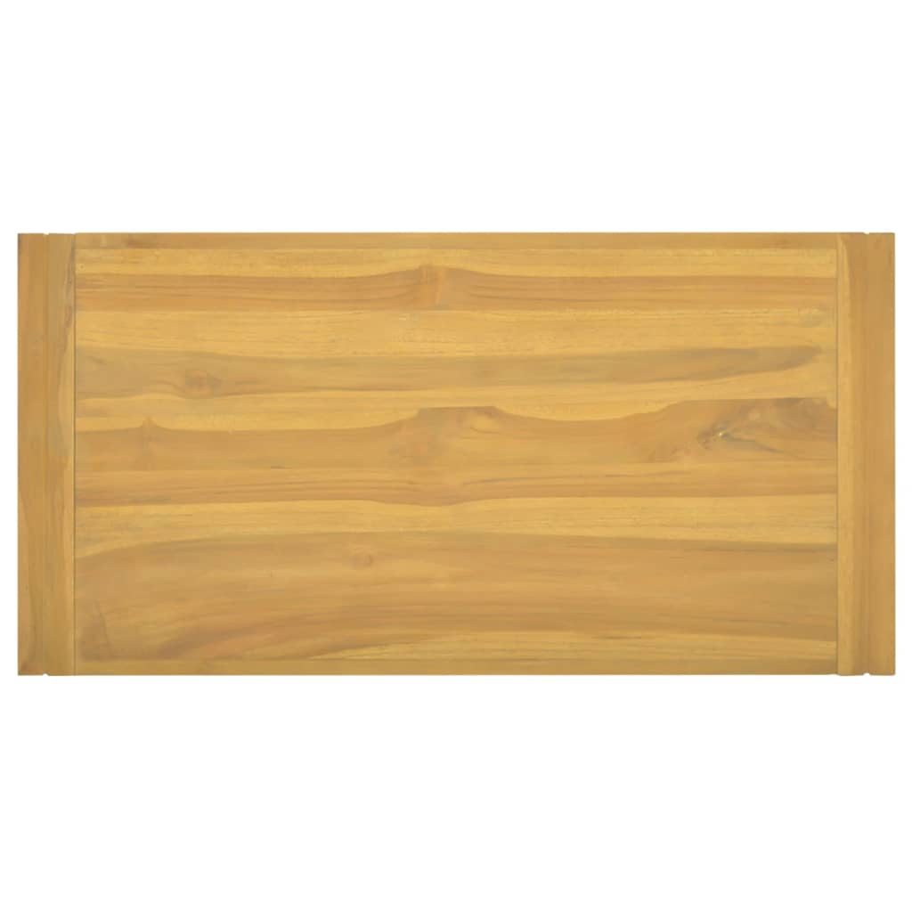 Zidni kupaonski ormarić 90x45x35 cm od masivne tikovine