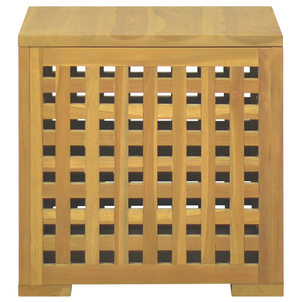 Kutija za užad 40 x 40 x 40 cm od masivne tikovine