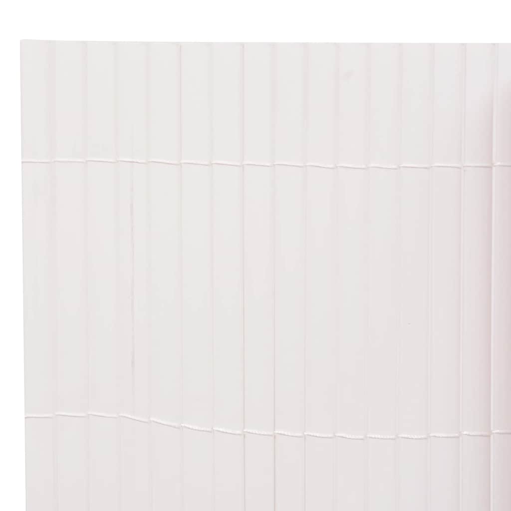 Dvostrana vrtna ograda 110 x 300 cm bijela