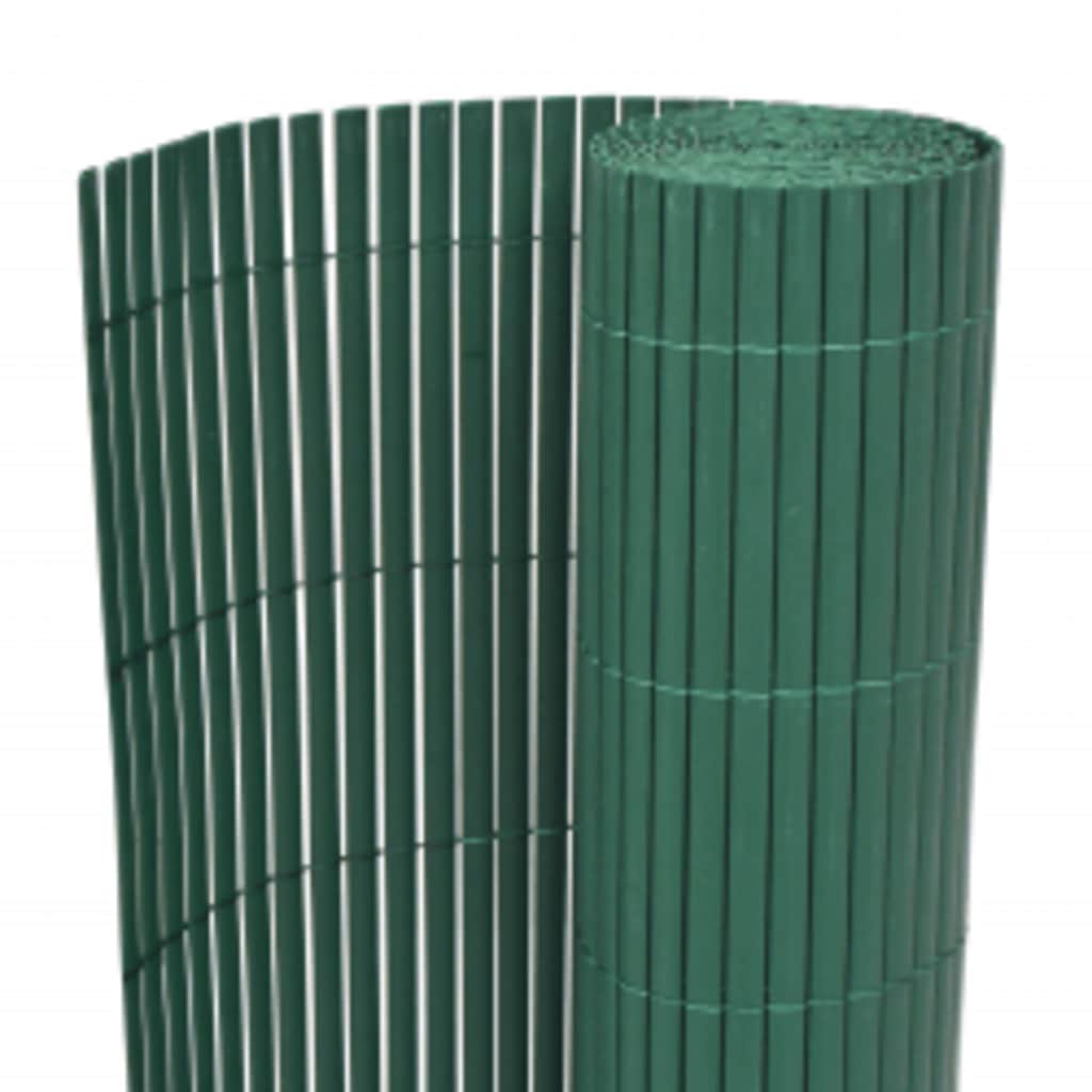 Dvostrana vrtna ograda 110 x 300 cm zelena