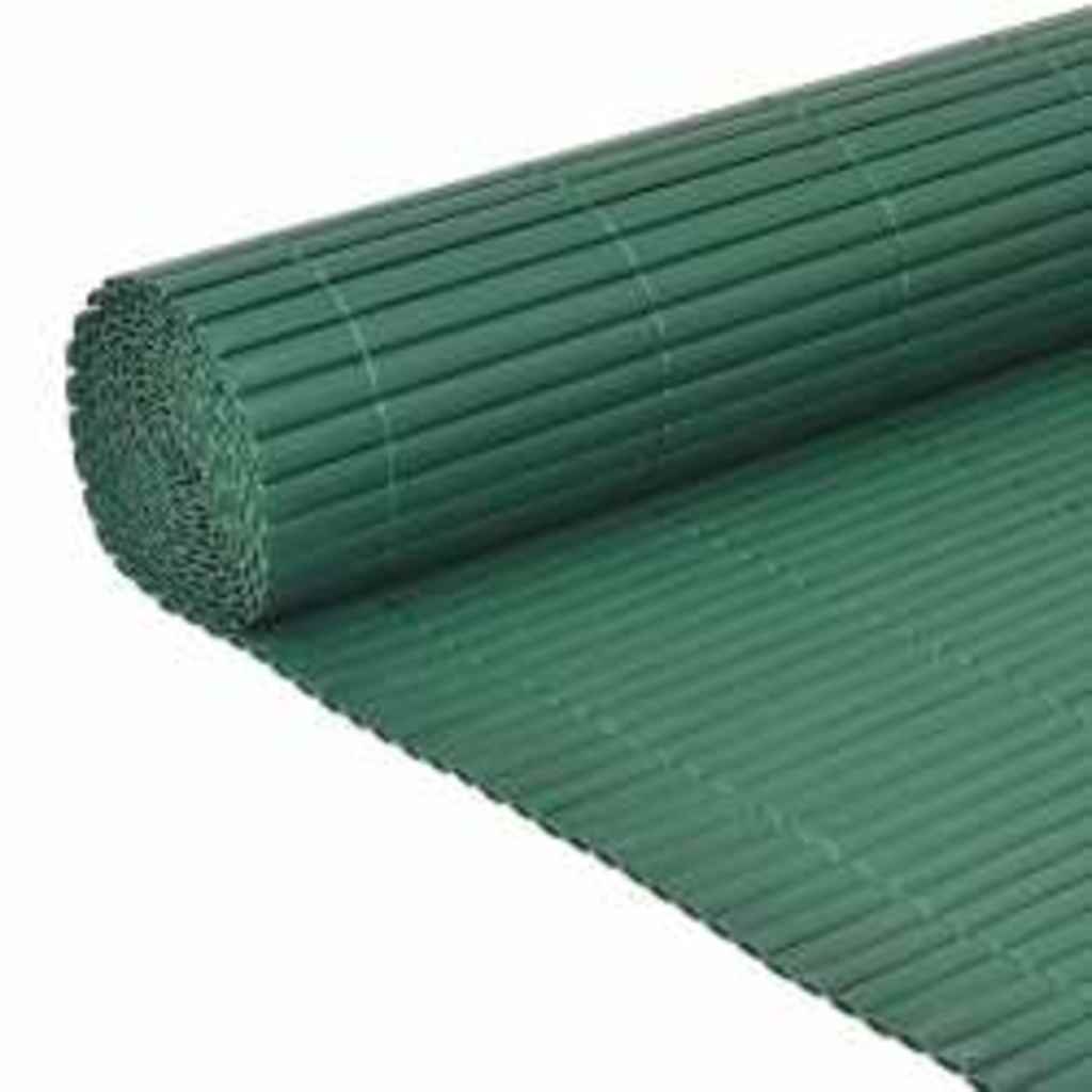 Dvostrana vrtna ograda 110 x 300 cm zelena