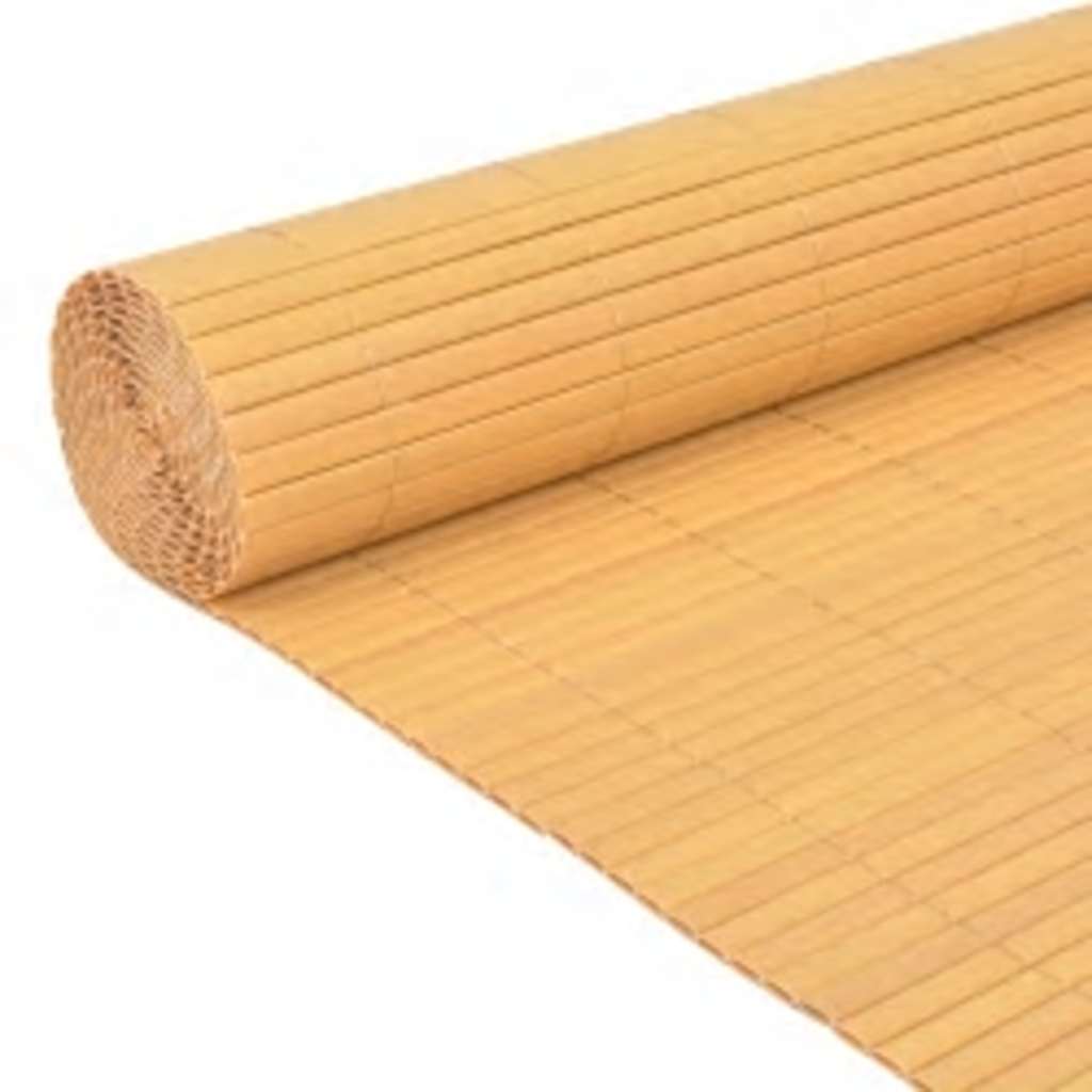 Dvostrana vrtna ograda 110 x 300 cm žuta