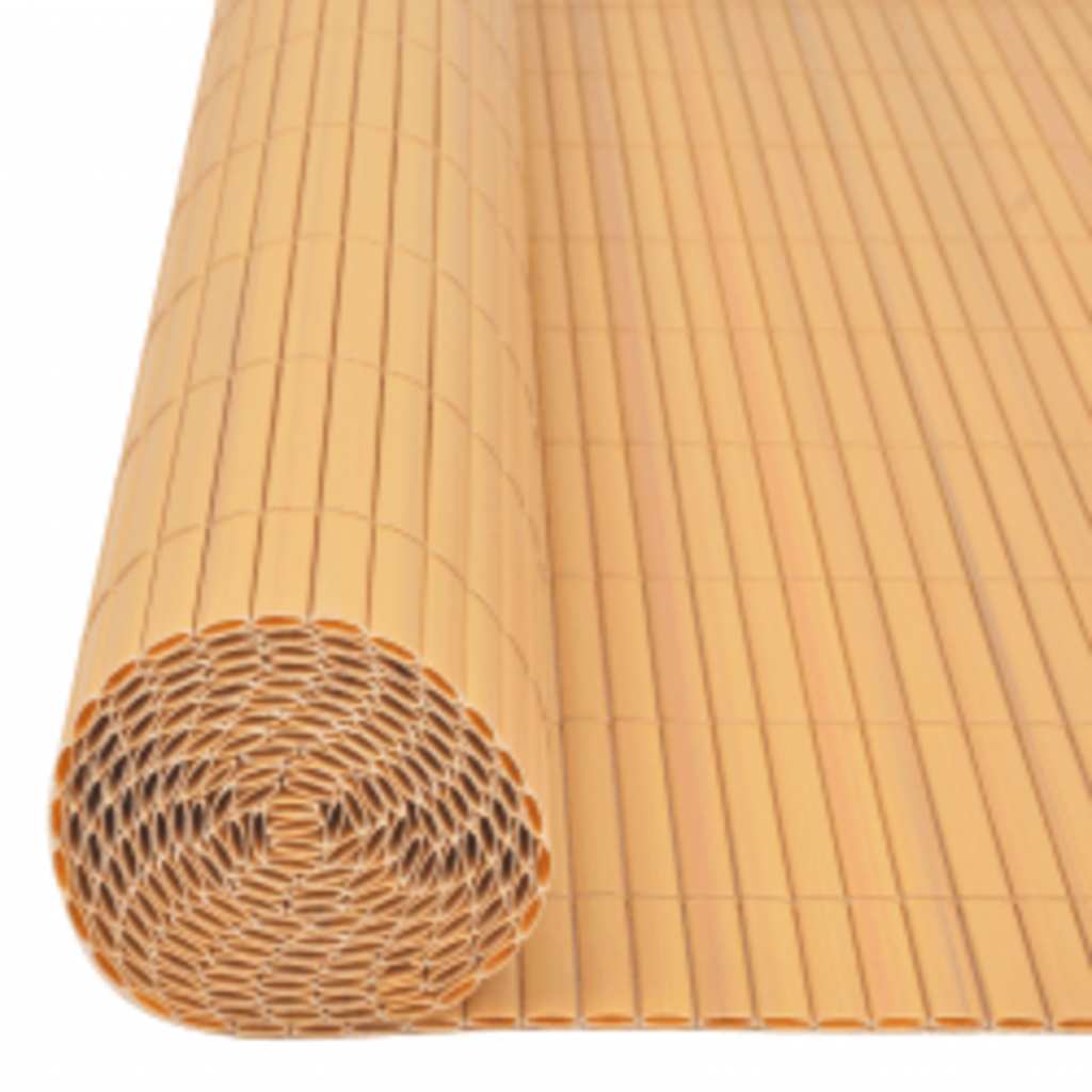Dvostrana vrtna ograda 110 x 300 cm žuta