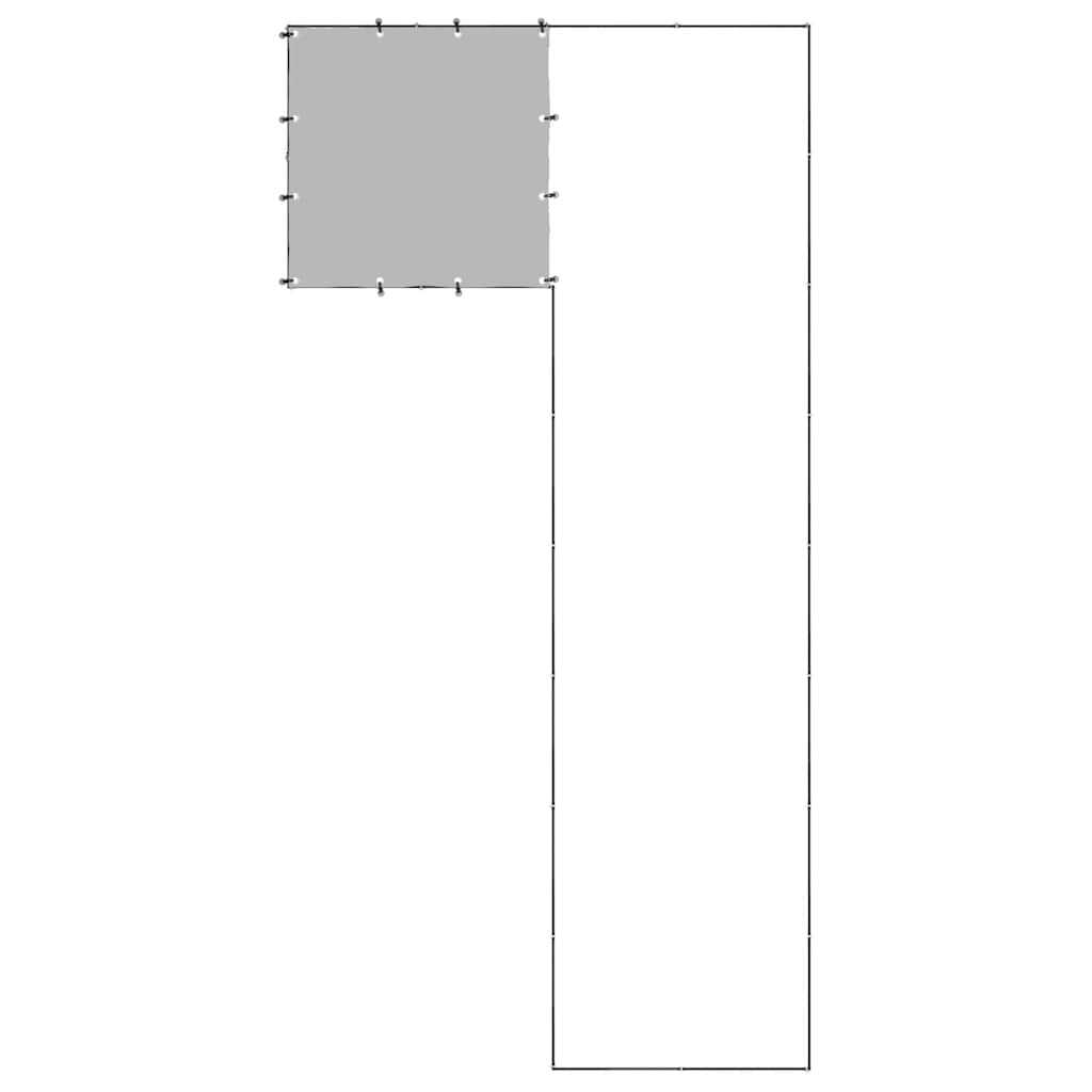 Kavez za pse crni 6,05 m² čelični