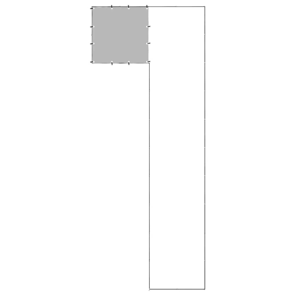 Kavez za pse crni 7,26 m² čelični