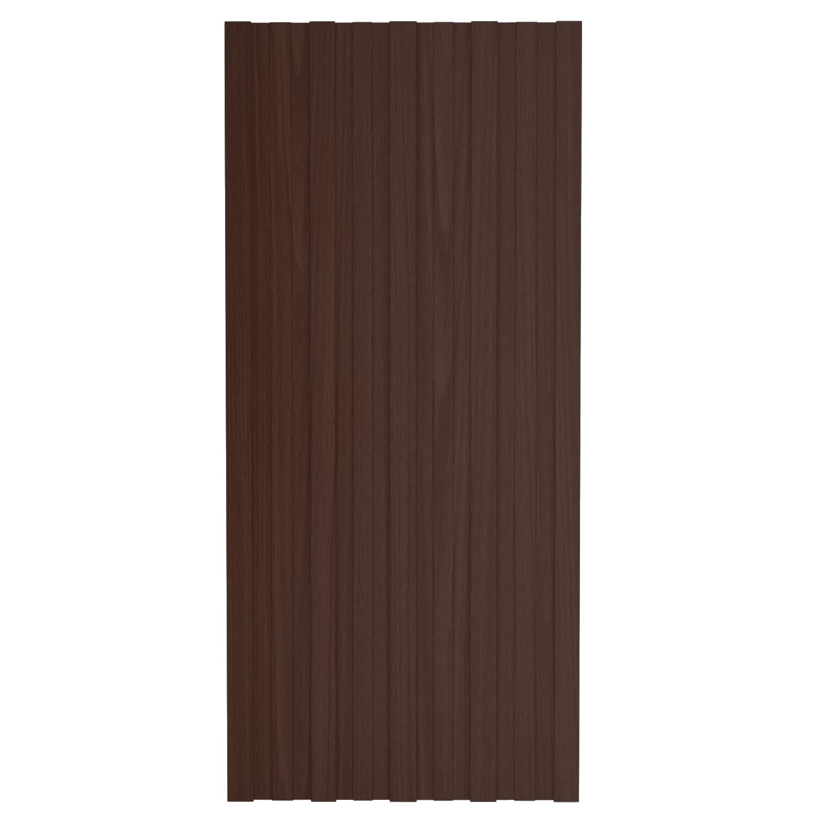 Krovni panel 12 pcs Smeđa 100 x 45 cm Pocinčani čelik