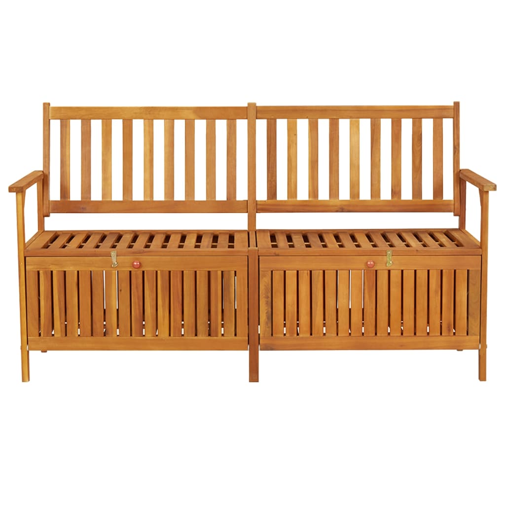 Klupa za pohranu 148 cm od masivnog bagremovog drva