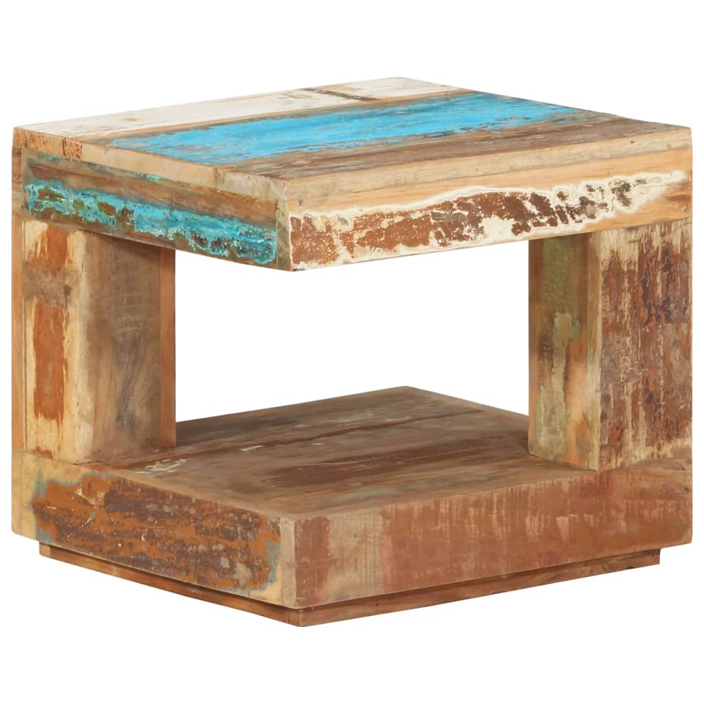 Stolić za kavu 45 x 45 x 40 cm od masivnog obnovljenog drva