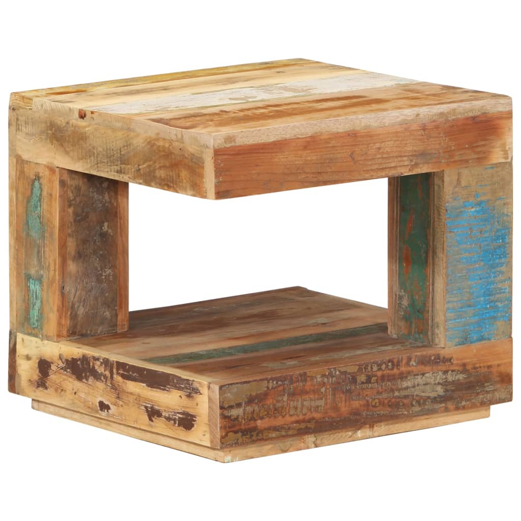 Stolić za kavu 45 x 45 x 40 cm od masivnog obnovljenog drva