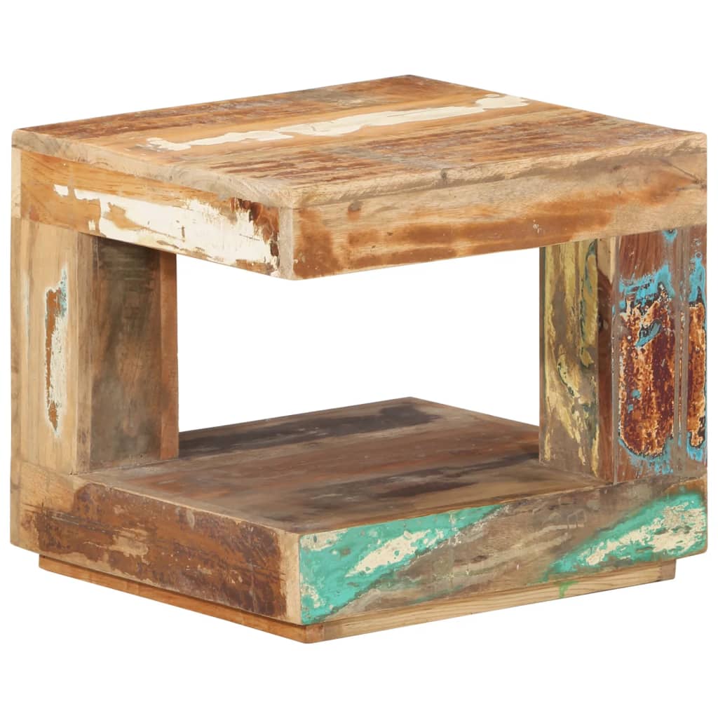 Stolić za kavu 45 x 45 x 40 cm od masivnog obnovljenog drva