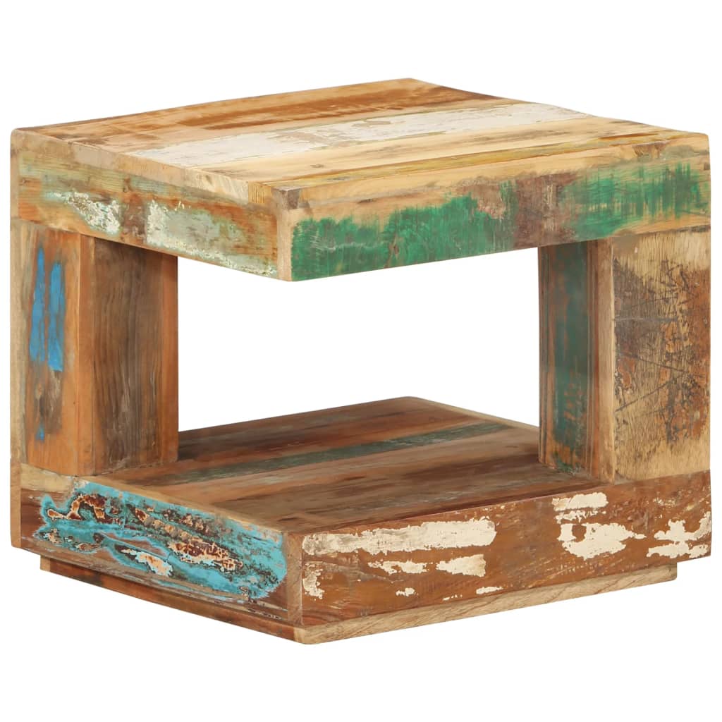 Stolić za kavu 45 x 45 x 40 cm od masivnog obnovljenog drva
