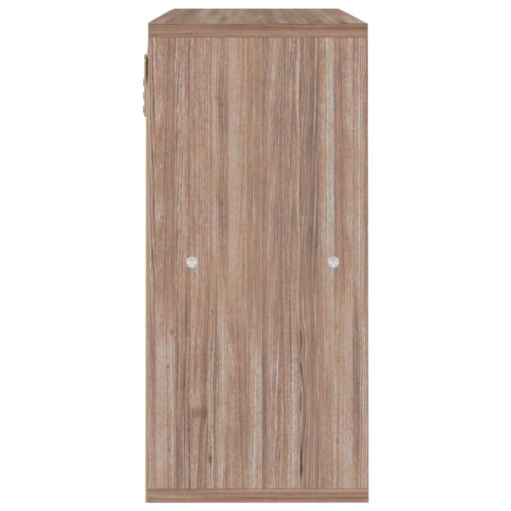 Police za knjige boja sivog hrasta 60 x 27,5 x 59,5 cm drvene