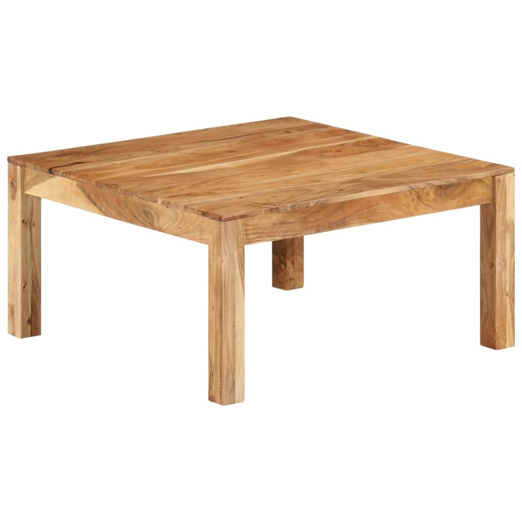 Stolić za kavu 80 x 80 x 40 cm od masivnog bagremovog drva