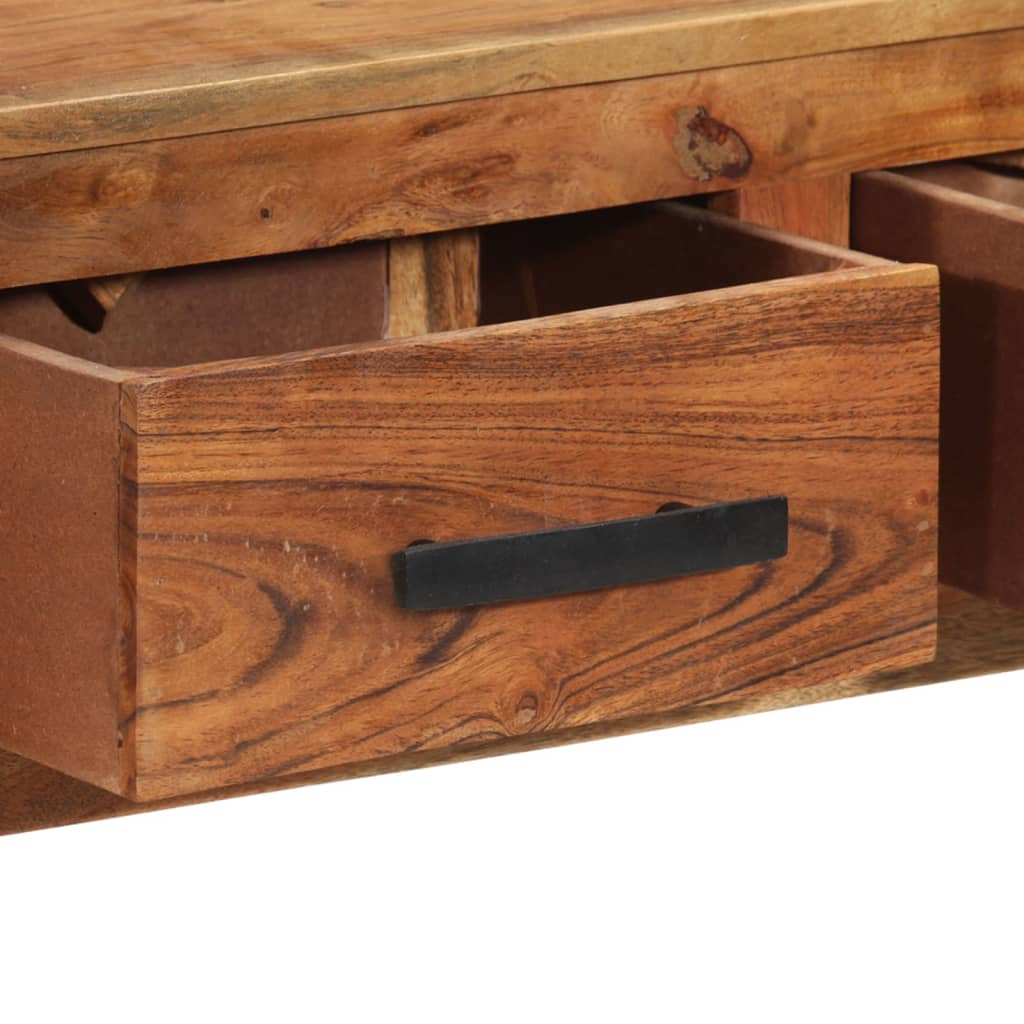 Komoda s 3 ladice 110 x 30 x 80 cm od masivnog bagremovog drva