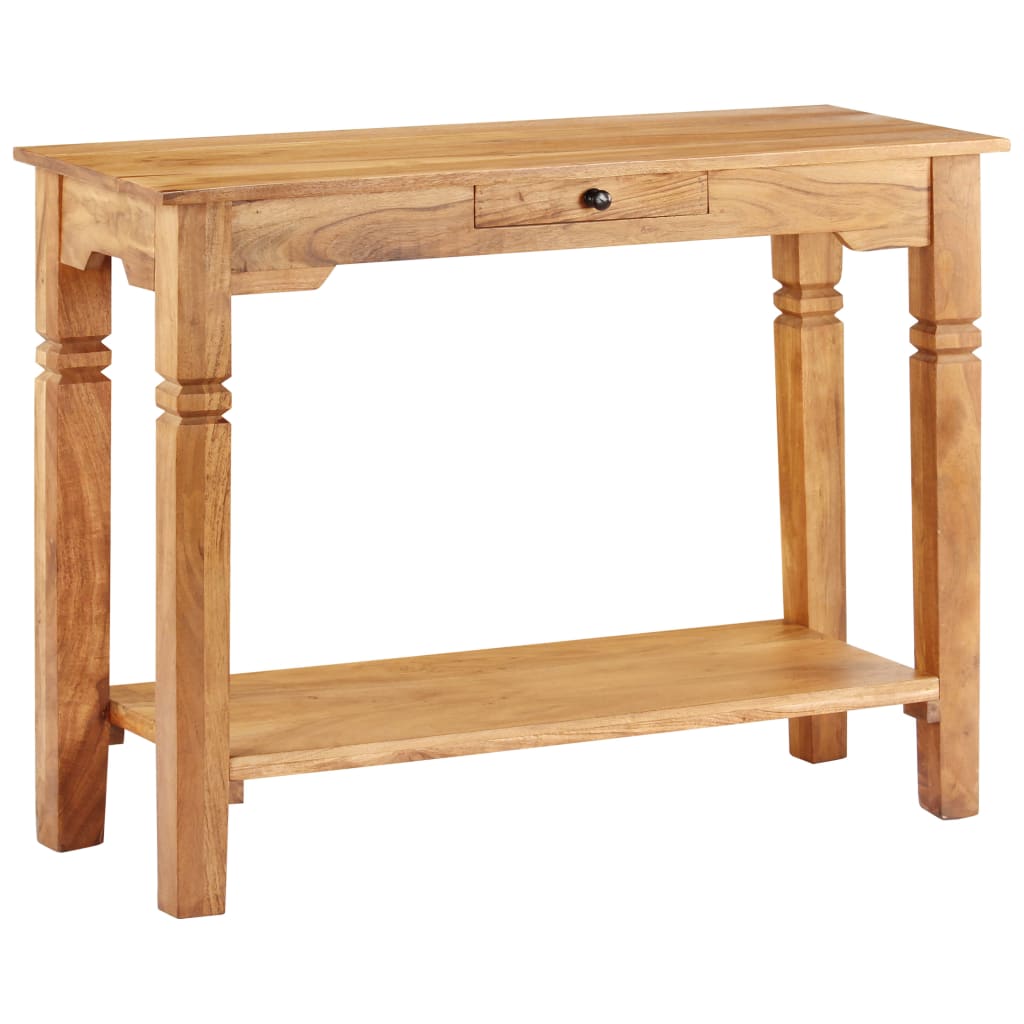 Konzolni stol 100 x 40 x 76 cm od masivnog bagremovog drva