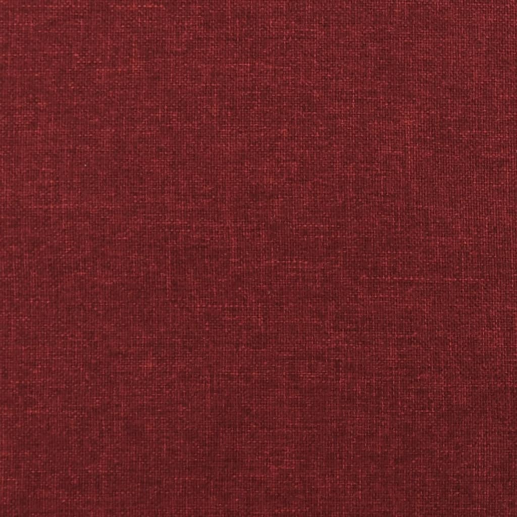 Naslonjač od tkanine crvena boja vina