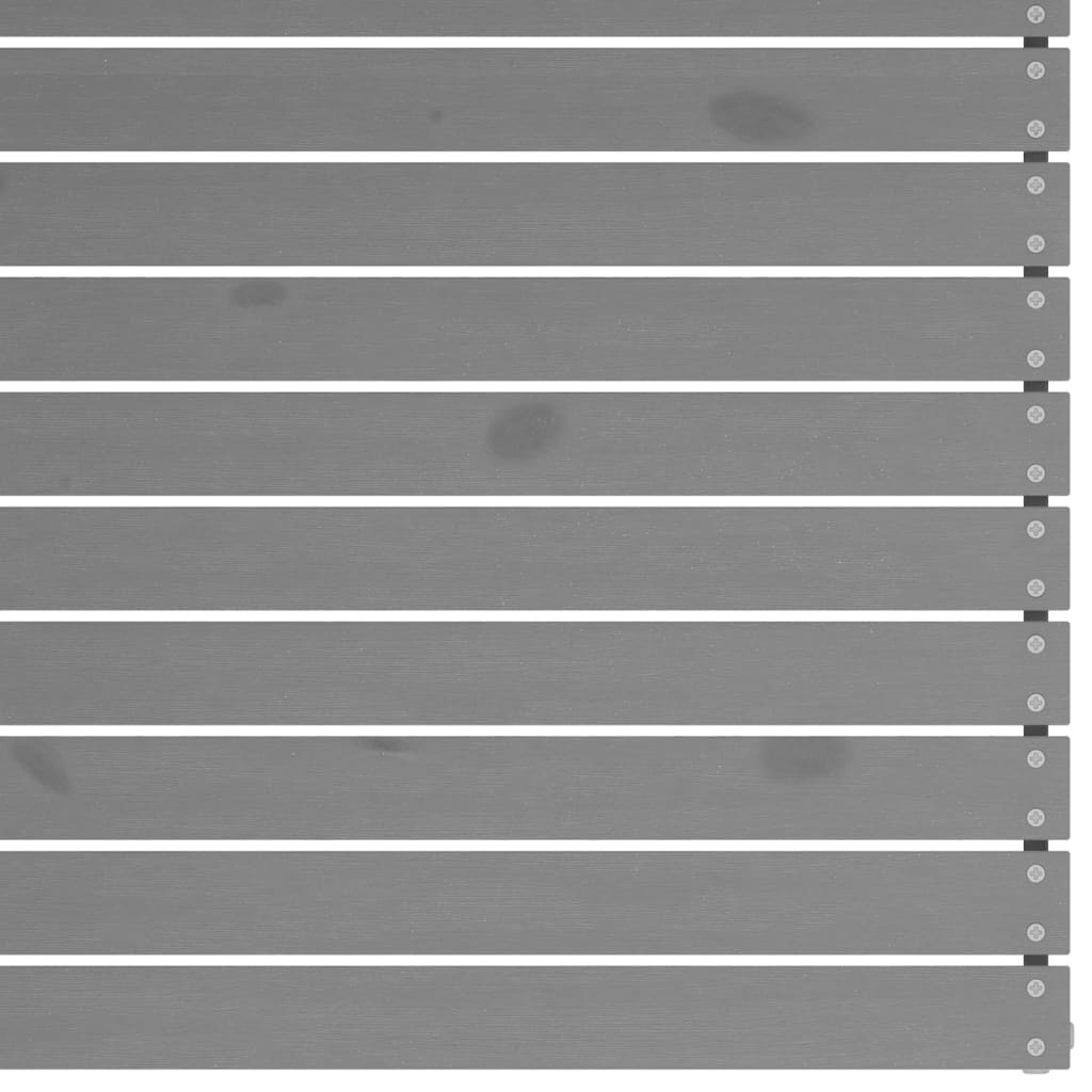 3-dijelna vrtna garnitura od masivne borovine siva