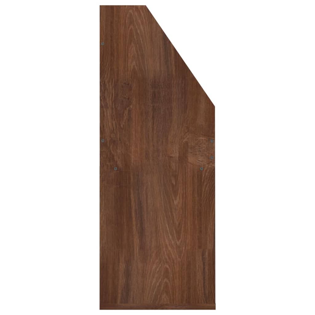 Stalak za dječje časopise smeđa boja hrasta 71x30x78,5cm drveni