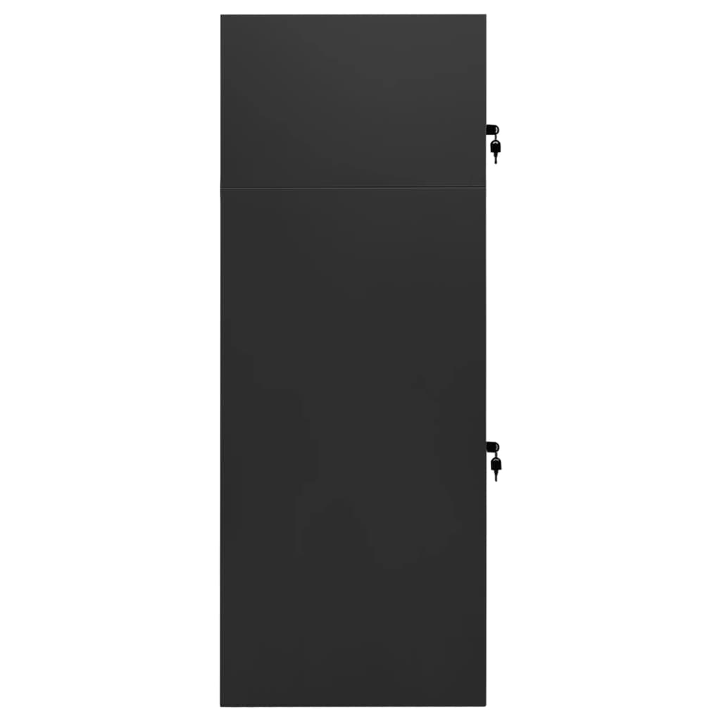 Ormarić za sedla antracit 53 x 53 x 140 cm čelični
