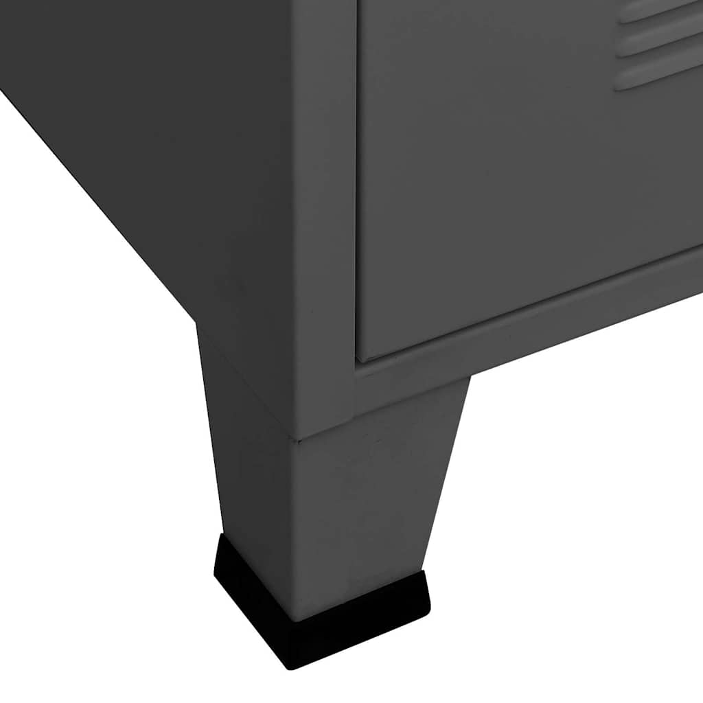 Industrijski ladičar antracit 78 x 40 x 93 cm metalni