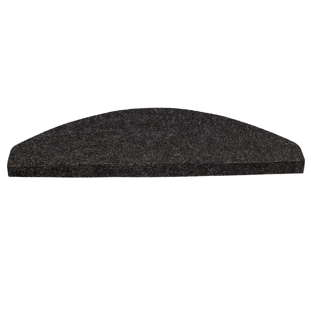 Samoljepljivi otirači za stepenice 15kom 65x22,5x3,5cm antracit